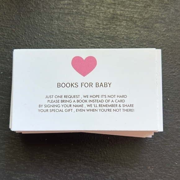 Books for baby cards - Picture 1 of 2